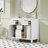 36" Bathroom Vanity with Ceramic Sink Combo Set