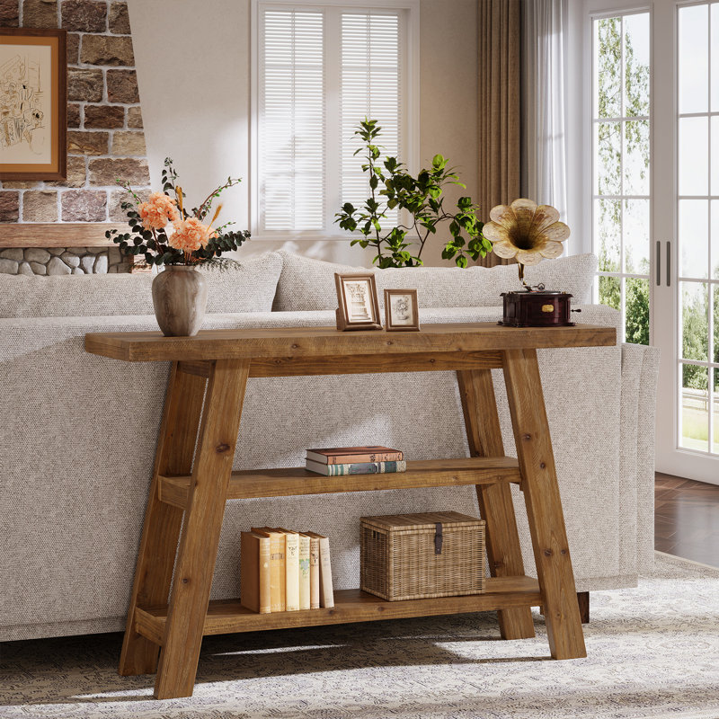120Cm Solid Wood Console Table