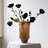 Brown Cylinder Modern Glass Table Vases