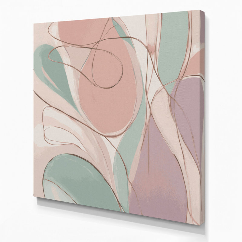 Abstrait art figuratif gris sur toile 61, H 8 po x l 8 po