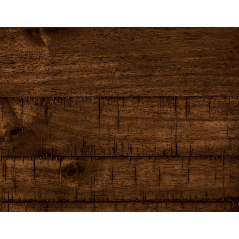 Ensemble de chaises de salle à manger à hauteur de comptoir en bois rustique brun et bronze