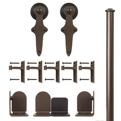 Wright Single Door Barn Door Hardware Kit