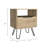 Jacara 17.7'' W Metal Nightstand-937011328