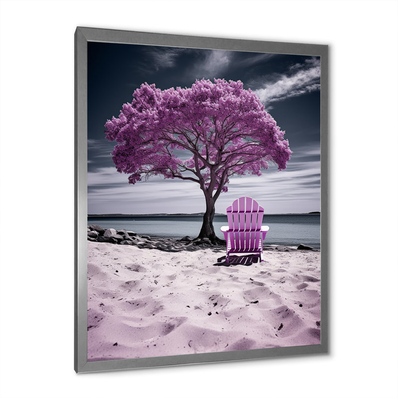 «Coastal Dreams - Coastal Ocean», reproduction d'art mural, Cadre photo argenté, H 44 po x l 34 po x P 1,5 po