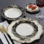 Assiette à pain en porcelaine tendre 6 po Rackley Rose