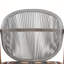 Ensemble de fauteuil d'extérieur en corde avec coussins texturés taupe-1192548465