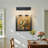 21" W Modern 3-Light Black Dimmable Bathroom Vanity Light With Ribbed Glass Shade