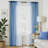 Gradient Sheer Curtains for Room Decor,Chiffon Gradient Semi Voile Rod Pocket Window Drapes,Set of 2-392777726-392777699