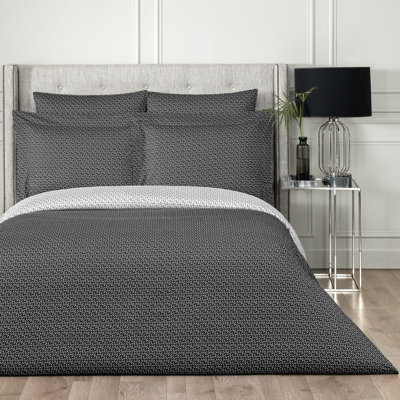 Cotton Blend Geometric Sham