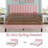 Upholstered Platform Bed Frame, Adjustable Height Vertical Channel Tufted Headboard with Sturdy Wooden Slats Support, Noise-Free-1264260429-1264260434