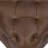 Turin Tufted Square Genuine Leather Ottoman-833159885