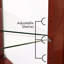 Armoire d'angle Curio