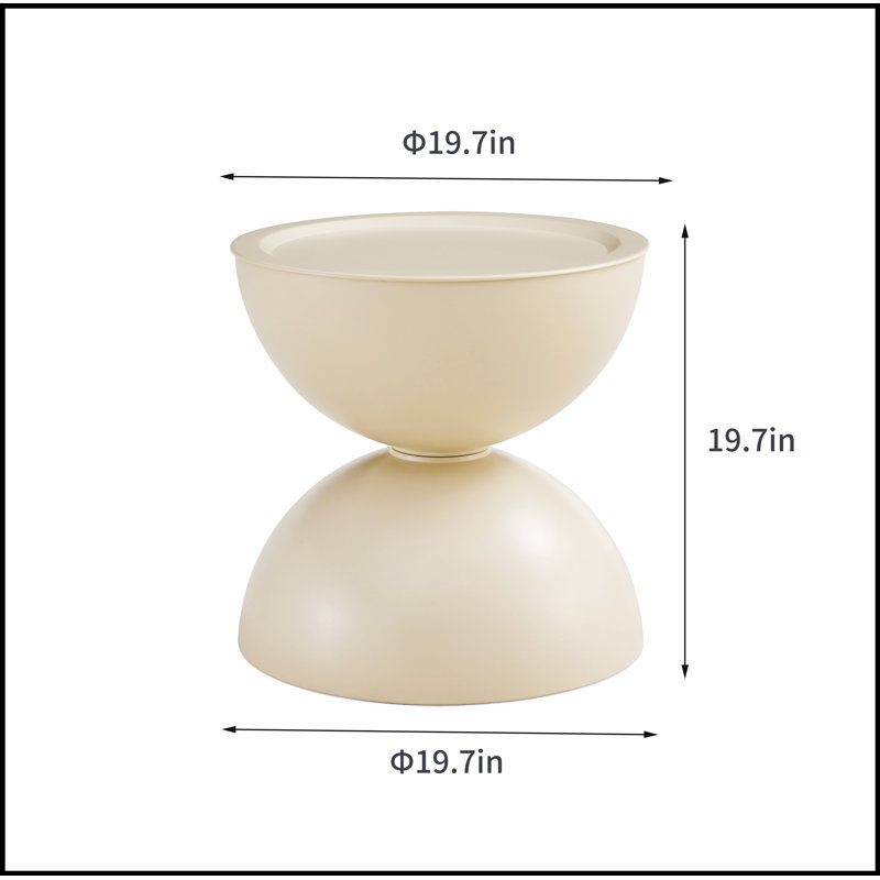 Table basse Milk White