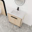Meuble-lavabo simple 30 po avec comptoir en céramique Kaydien