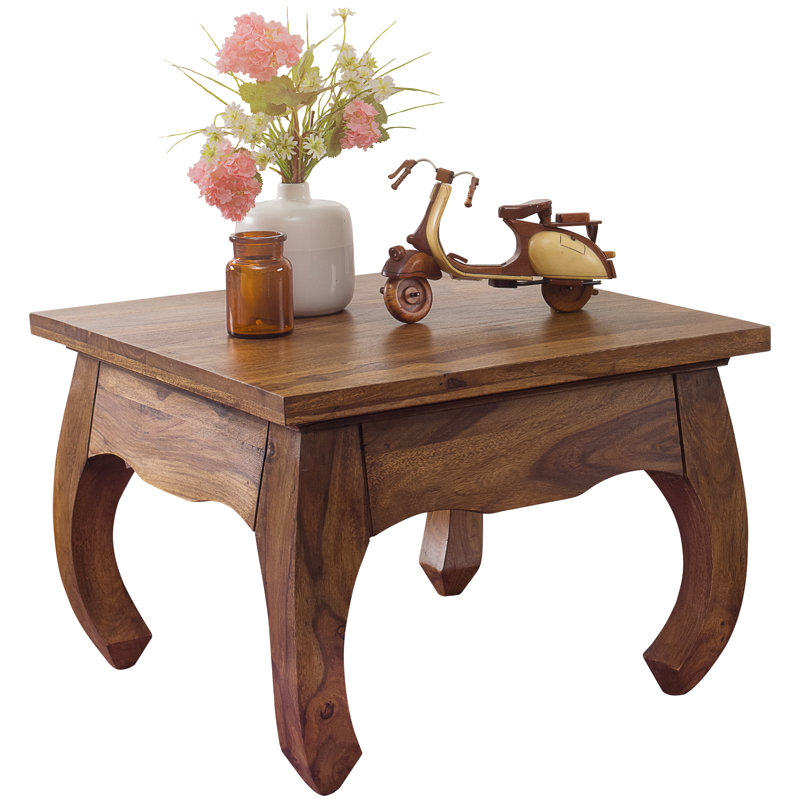 Lowall Solid Wood Four Leg Coffee Table