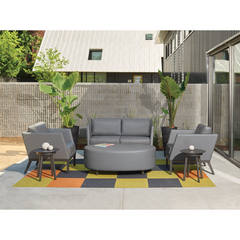 Salino Outdoor Oval Coffee Table