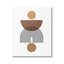 «Brown Shapes On White on Wood», impression-93872244-93872245