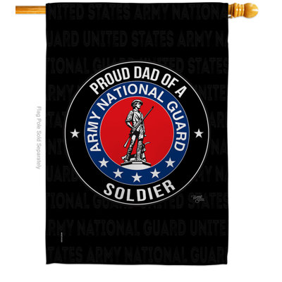 Double Sided 40'' H x 28'' W Polyester House Flag