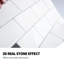 12"X12" Peel and Stick Backsplash Tiles for Kitchen,White Self-Adhesive Wall Tiles,10-Sheet-73216860