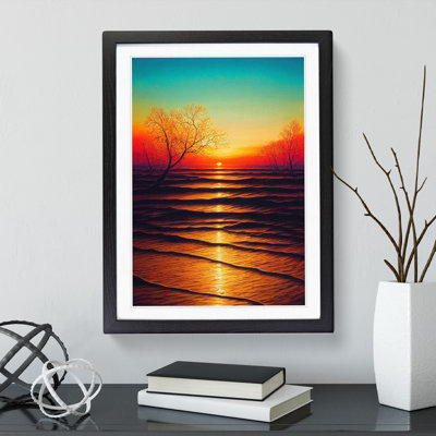 Bright Sunset - Single Picture Frame Print