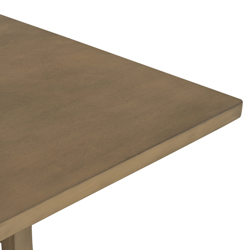 Ensemble de table de salle à manger de ferme 6 pièces TREXM, Bois naturel délavé