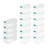 4 Piece 106 Qt and 12 Piece 64 Qt Plastic Storage Tote Set