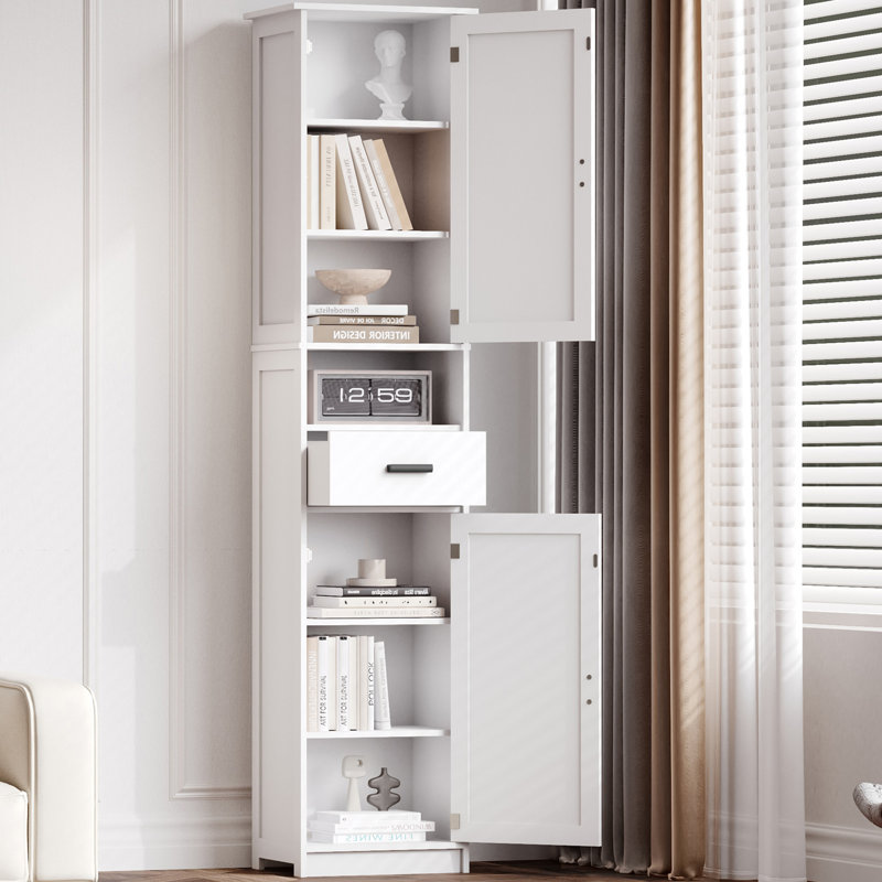 Rangement autoportant 69,3 po H, Blanc