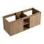 Meuble-lavabo mural de 48 po (47-1 / 16 po), charnière de porte à fermeture en douceur et support de rangement ouvert, ensemble KD, bvb07248imox (meuble-lavabo seulement, évier exclu)