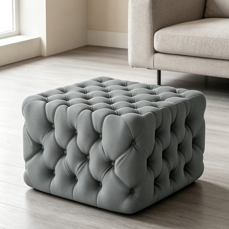 Velvet Upholstered Bench