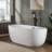 Cove 1 Handle Bathroom Freestanding Tub Filler with Diverter-727024364