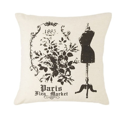 Fleea Floral Cotton Throw Pillow
