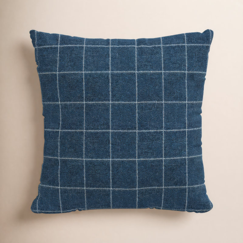Housse de coussin carré en coton Iver, Polyester, 22 po x 22 po