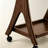Black Walnut Mobile Hallway Coat Rack