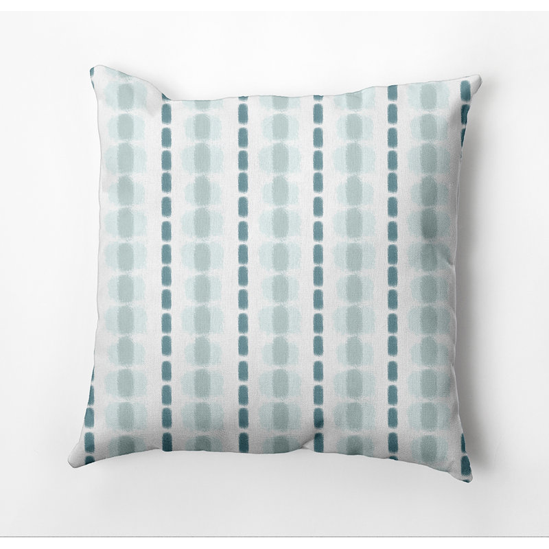 Housse et insert de coussin extérieur Funky Junky, H 16 po x l 16 po, Bleu sarcelle