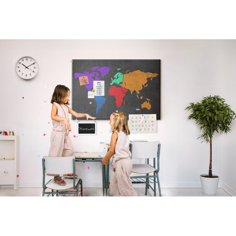 Margelene Magnetic Cork Corkboard / Bulletin Board Bulletin Board