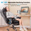 Office Chair High Back PU Leather Executive Desk Chair With Footrest, Ergonomic Heavy Duty Big And Tall Swivel Reclining Computer Chairs For-1014970877