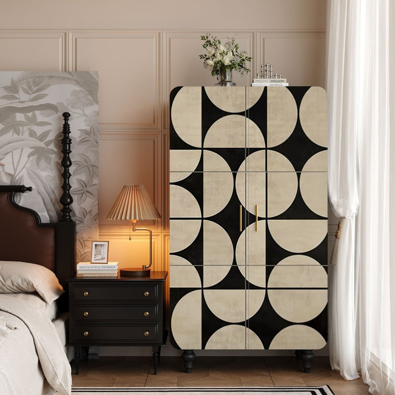 Armoire demi-ronde multifonctionnelle