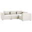 Chandy 4 Seater Boucle Corner Sectional-339539033-339539014