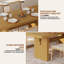 Table de salle à manger 70 po Mid-Century