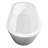 Mermaid 71'' x 33.5'' Soaking Acrylic Bathtub with Faucet-97419794