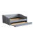 Full Size Daybed With Twin Size Trundle Upholstered Tufted Sofa Bed, With Button On Back And Copper Nail On Waved Shape Arms-2067641277-2067641279