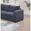 Uniform Design Elegant Simple Sofa And Loveseat 2Pcs Sofa Set Dark Grey Wide-Welt Corduroy Living Room Couch