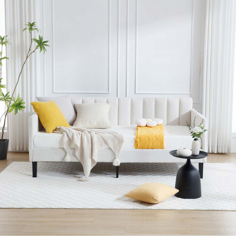 Boucle Upholstered Daybed