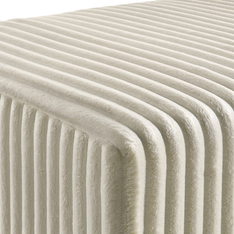 Banc de rembourrage Northale Mavela, Crème