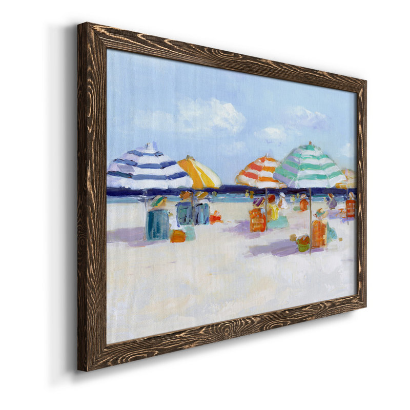 Day Dream Believers I - Peinture sur toile encadrée, Noyer, H 17 po x l 20 po x P 1 po
