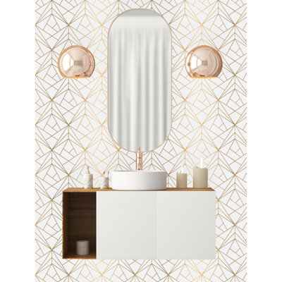 Peel & Stick Geometric Wall Mural