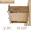 Meuble-lavabo double autoportant / flottant 60 po Blaise avec comptoir en pierre blanche
