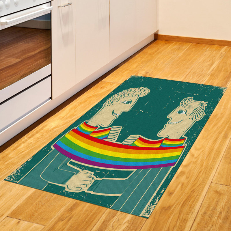 Tapis décoratif Pride, Rectangle 2 pi 7 po x 5 pi