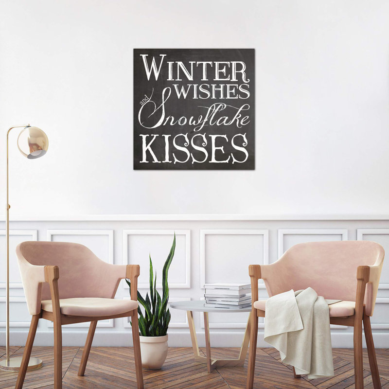 Christmas Chalk V by Erin Clark - Wrapped Canvas Print, 66.04 cm H x 66.04 cm W x 1.91 cm D