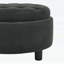 Table basse moderne capitonnée en tissu avec plateau amovible pour le salon-328108773